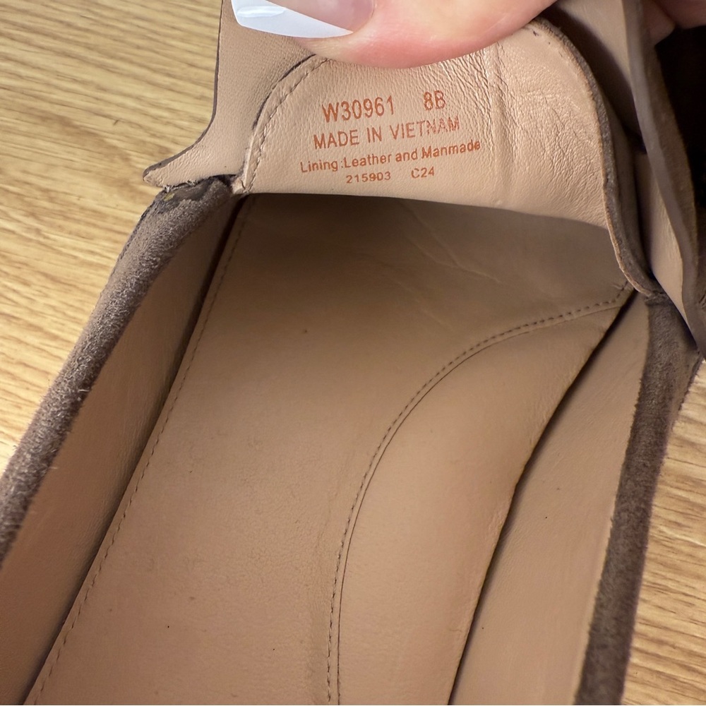 Cole Haan Geneva Lug Sole Loafers Lava Brown Suede Platform Flats Women’s Size 8 - Picture 11 of 12